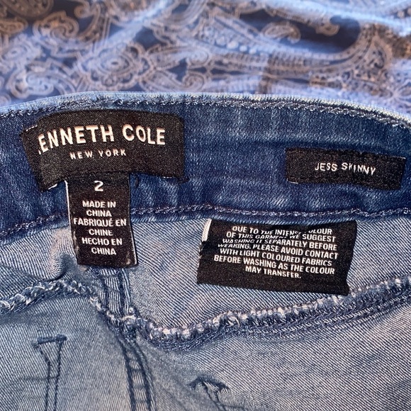 Kenneth Cole Blue Jeans Size 2 - Picture 3 of 10